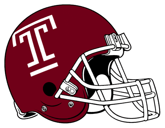 Temple Owls 1994-1995 Helmet Logo iron on transfers for clothing